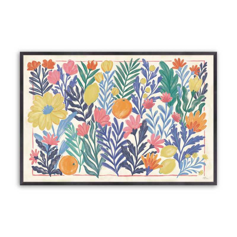«Tropical Floral Delight», Zinc patiné, H 17,25 po x l 21,25 po