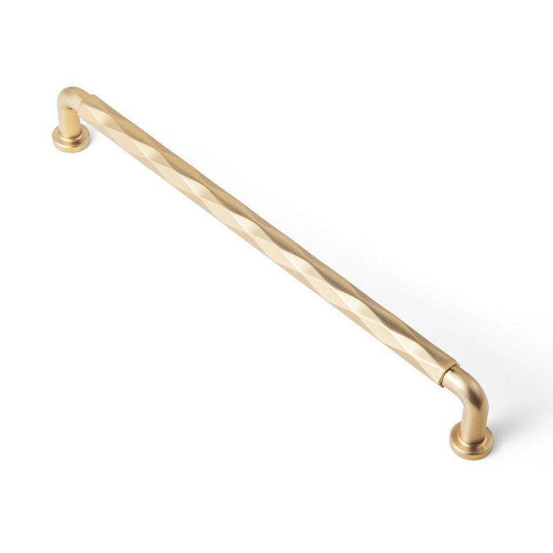 Poignée de meuble en forme de diamant, 7 3/5", Bronze champagne