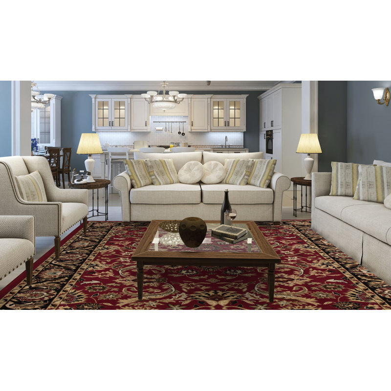 Bitner Oriental Indoor Rug, Round 7'10"