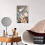 Art floral abstrait floral contemporain-777185361