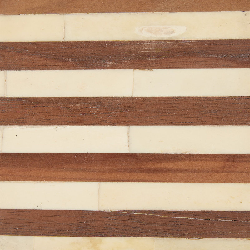 Miroir rectangulaire en bois massif et manufacturé