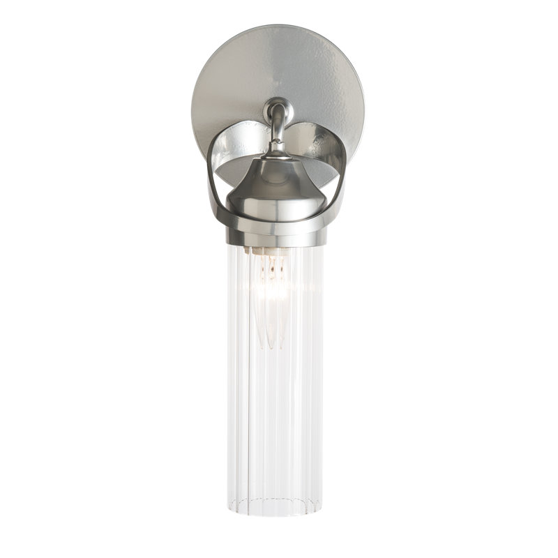 Bow 1 - Light Dimmable Bath Sconce, Sterling