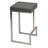 Bybee Upholstered Faux Leather Counter Stool with Stainless Steel Frame