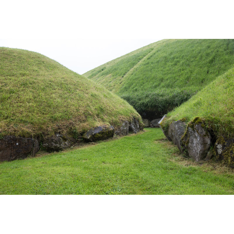 Mounds Of Knowth - Wrapped Canvas Print, 81cm H x 122cm W