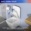 Toilette murale une pièce Rainlex RX-T41W