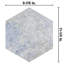 Carreau de porcelaine 9,88 "x 11,25" Emotion-70915368