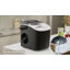 Countertop Ice Maker Machine - 12kg/24h, Bullet Ice, 0.8L Tank, Carry Handle, Black