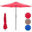 Parasol 9 pi, parasol de terrasse pour l'extérieur avec manivelle et fonction d'inclinaison à bouton-poussoir.-1428506878