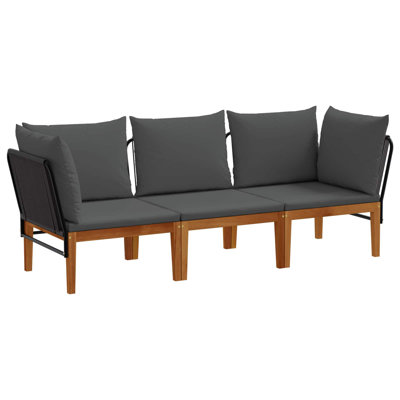 Patio Sofa with Cushions