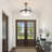 42-inch Silver Led Variable Frequency Invisible Fan Pendant Light With Three-tone Lighting, Forward And Reverse Functions, And Six Wind Speeds