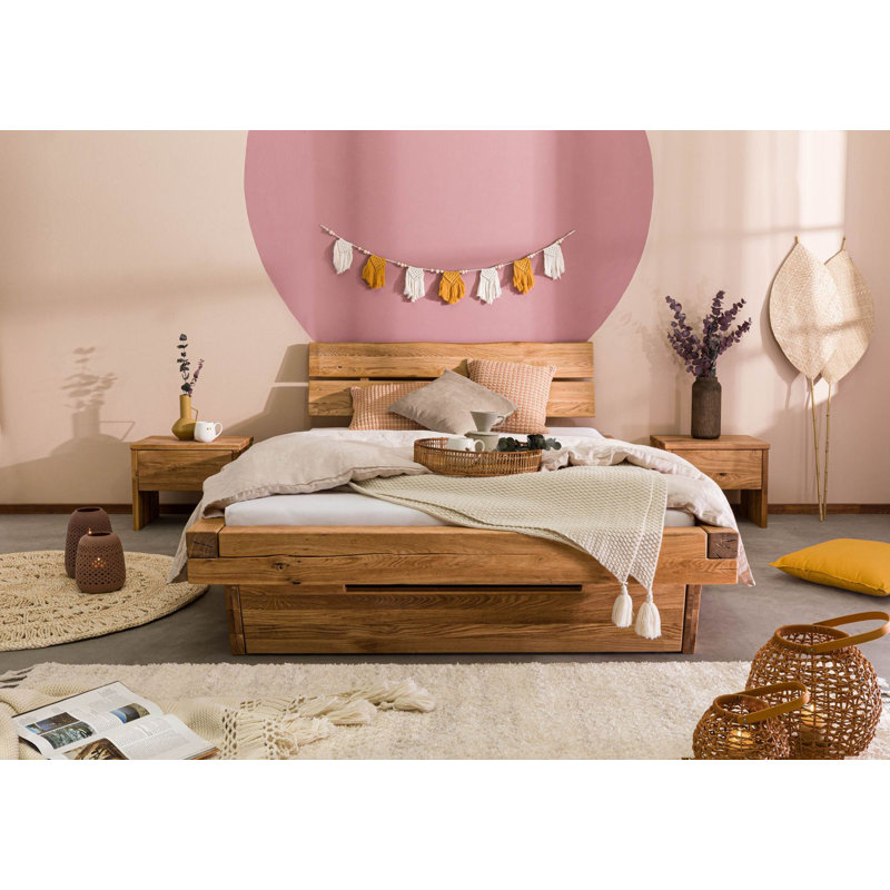 Innsbruck Solid Wood Bed, European Double (140 x 200 cm)