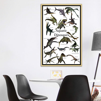 «Aquatic Dinosaurs» par Corey Ford - impression d'art graphique