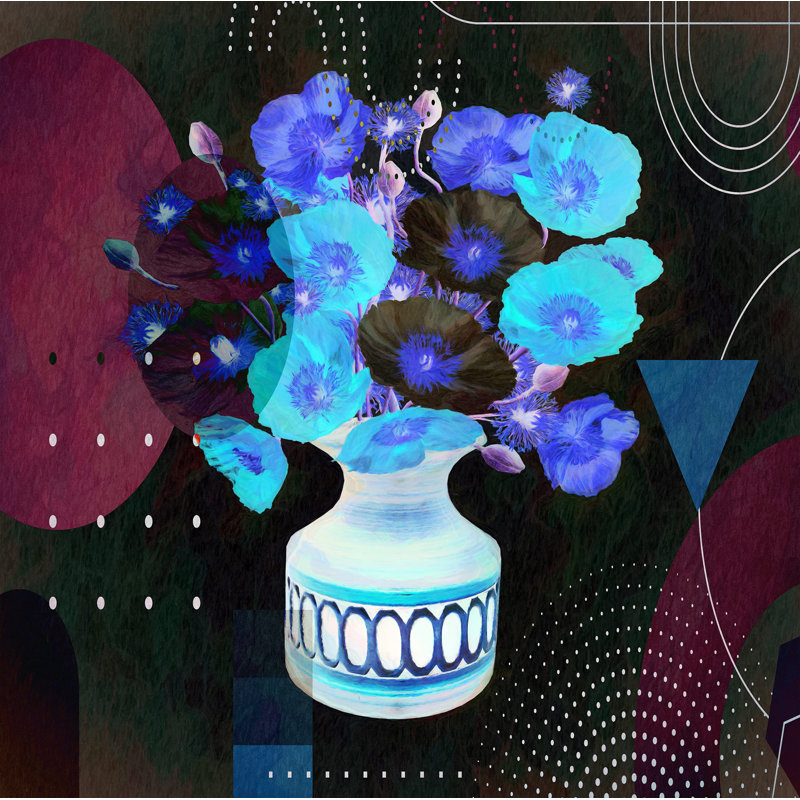 " Garden Bouquet 638 ", 36" H x 36" W x 1.5" D