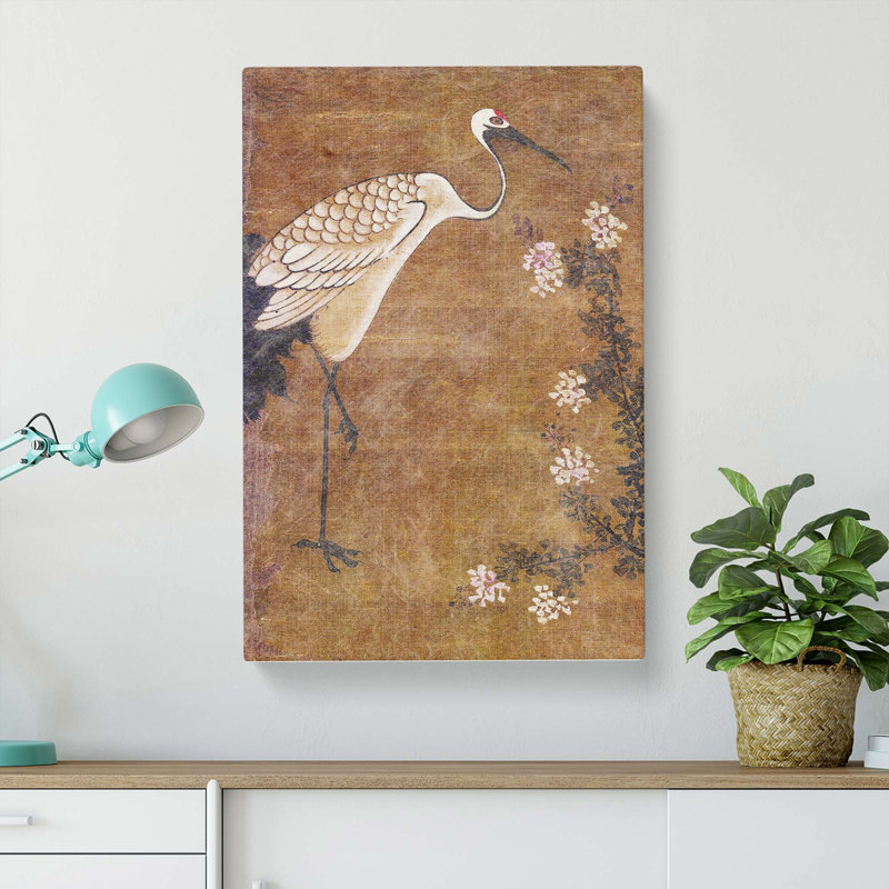 Stork by Tang Yin - Wrapped Canvas, 50cm H x 35cm W x 3cm D
