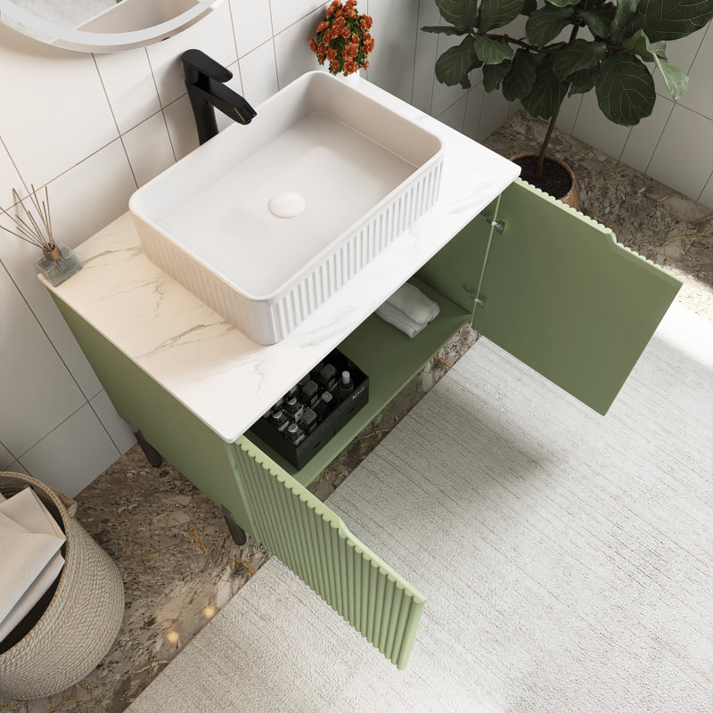 Meuble-lavabo autoportant de 30 po avec lavabo