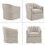 Fauteuil d'appoint pivotant avec jupe Solitude-1103863797