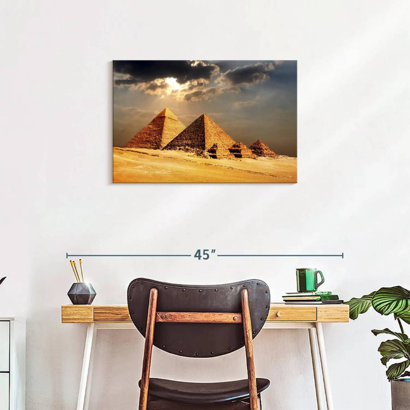 Adella Giza Pyramids, 20" H x 30" W