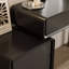 Commode moderne moderne simple et luxueuse noire