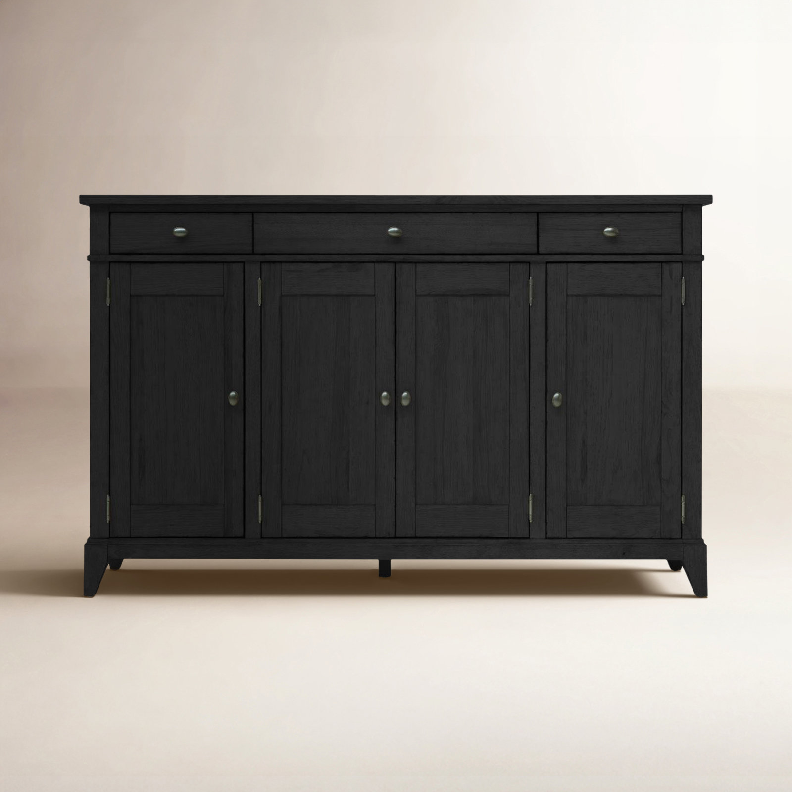 Mya 72" Sideboard Cabinet, Black