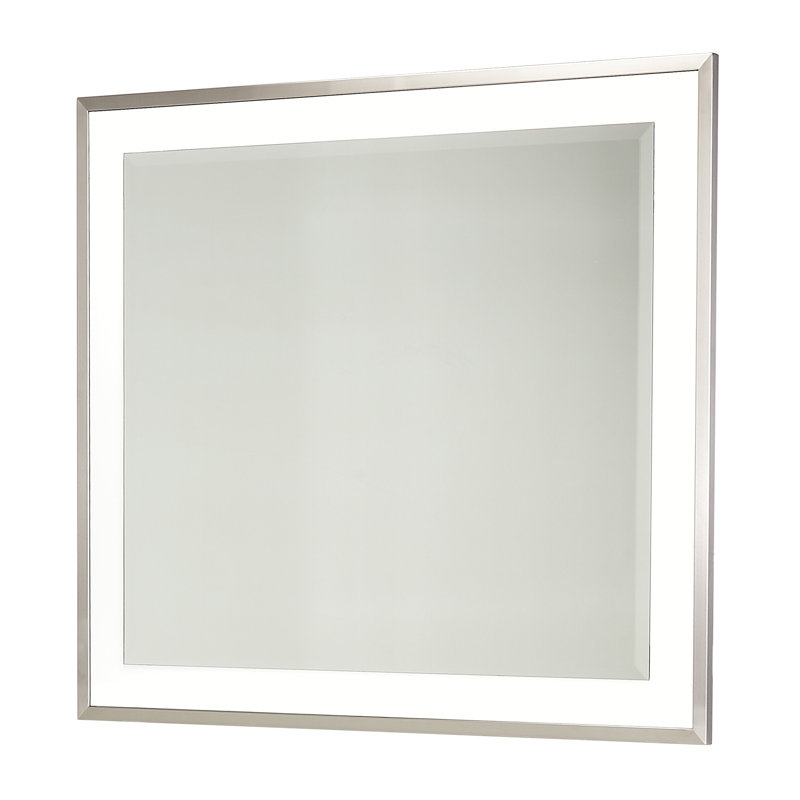 Marquee Rectangle Beveled Mirror
