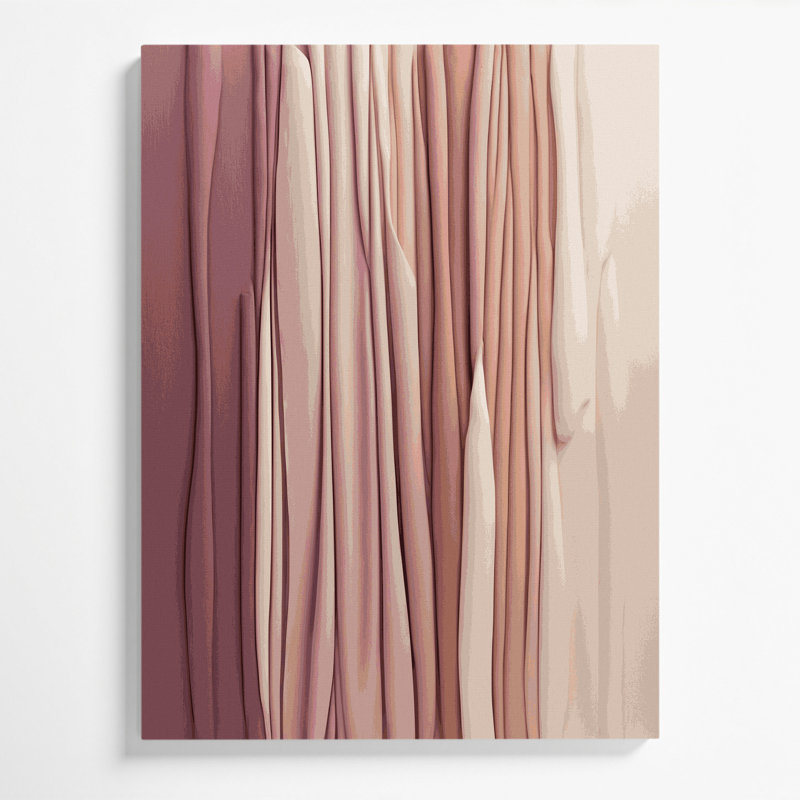 «Abstract Color Field 35», art mural sur toile grise
