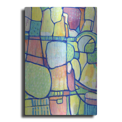 «Braiden Studio®», «Strain Glass Composition I» par Tim O'Toole, art mural en métal