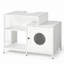 Bathroom Cat Litter Box Hideaway with Divider