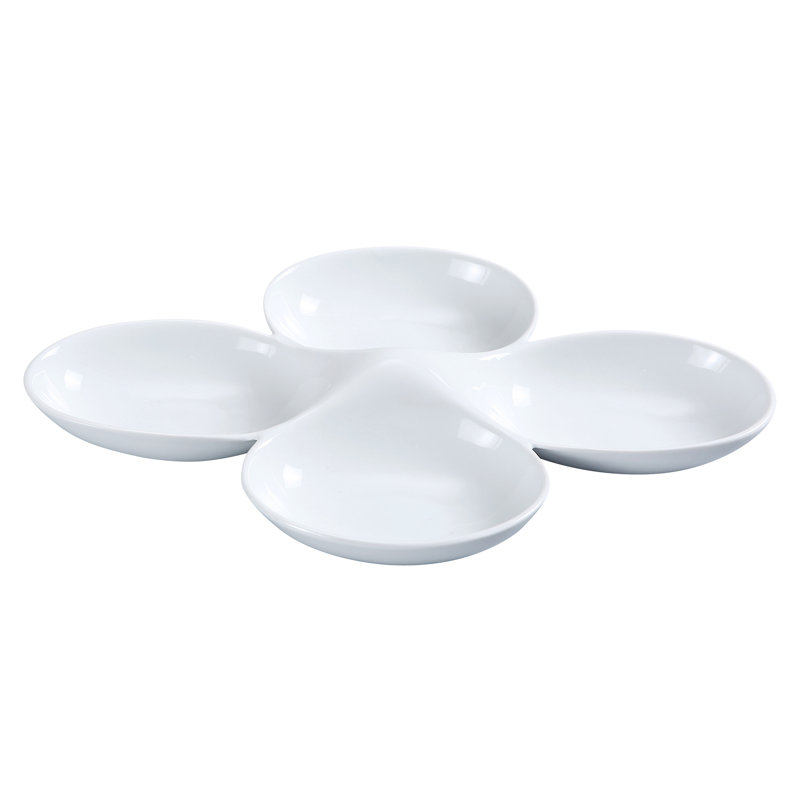 Yanco Mainland Porcelain Divided Serving Dish