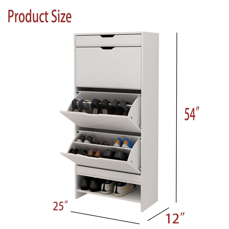 22 Pair Shoe Storage Cabinet