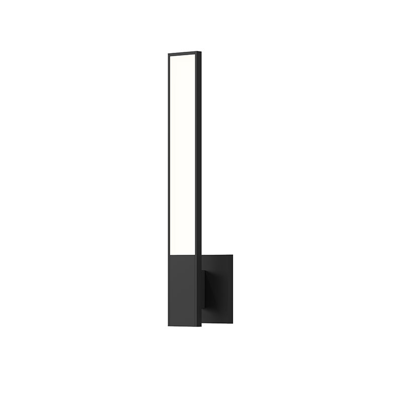 Planes Aluminum LED Wallchiere, Satin Black