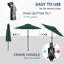 Cemil 225cm Market Parasol-1571194362
