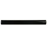 Santorini 8" x 1" Ceramic Pencil Liner Tile Trim in Nero
