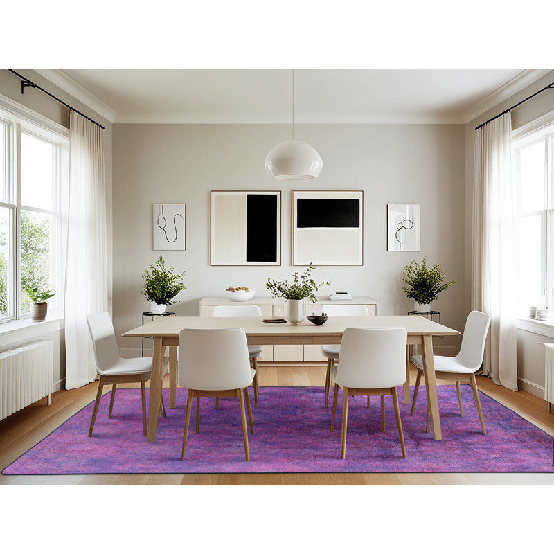 Anitrice Geometric Indoor Rug, Rectangle 7' x 10'