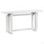 Table d'entrée peinte de 59,1 po avec placage de pin, console à conception rectangulaire unique avec pieds en bois de pin épais, table de canapé extra longue polyvalente pour le couloir, le salon, la cuisine-220132048
