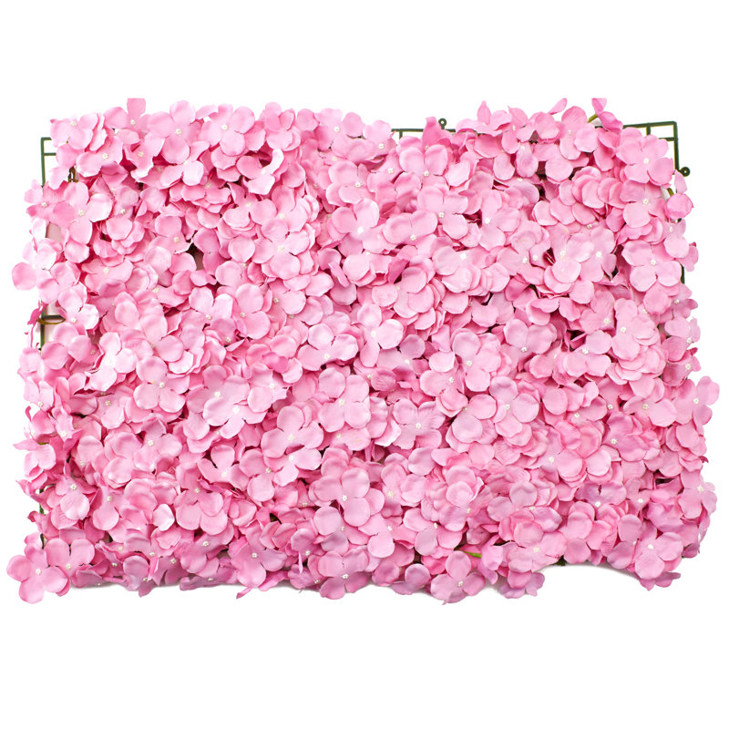 Tapis de fleur artificiel hortensia, Rose