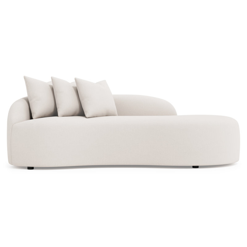 Canapé Ava en tissu avec accoudoir gauche - Sur mesure, 5555-010