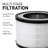 Compass Home Universal Air Filter for Air Purifier-62872896