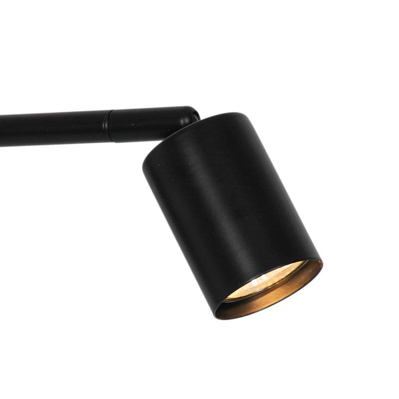 Steel Flush Mounted Sconce, Black