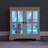 LED Curio Display Cabinet With Adjustable Shelves, Retro Design Quality Showcase For Home Decor And Organization-605095396