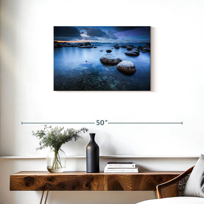 Alvord, eaux calmes au lac Tahoe, H 20 po x l 30 po