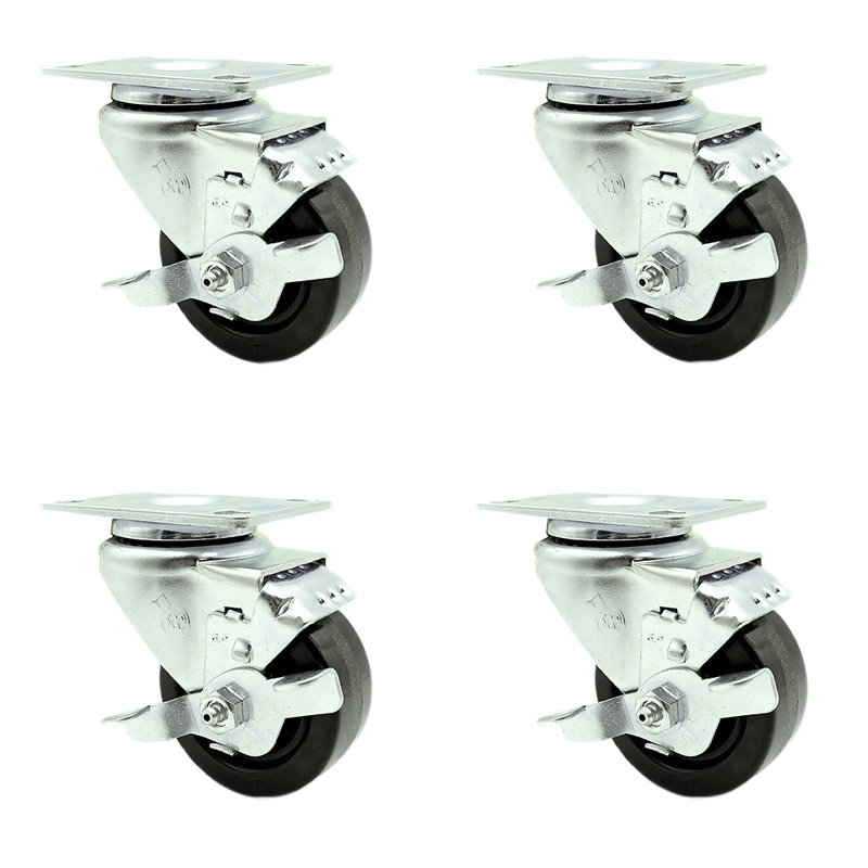 Phenolic Caster with Brake