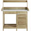 Garden Wood Potting Bench 100% Fir Wood-66346151