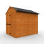 TigerFlex® Modular Buildings 8 ft. W x 6 ft. D Solid Wood Shiplap Apex Garden Shed