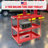 30.5" Heavy Duty Industrial Service Cart 3 Tier Rolling Tool Cart Steel Utility Cart-70672859