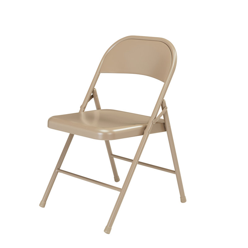 Chaise pliante empilable National Public Seating, Beige