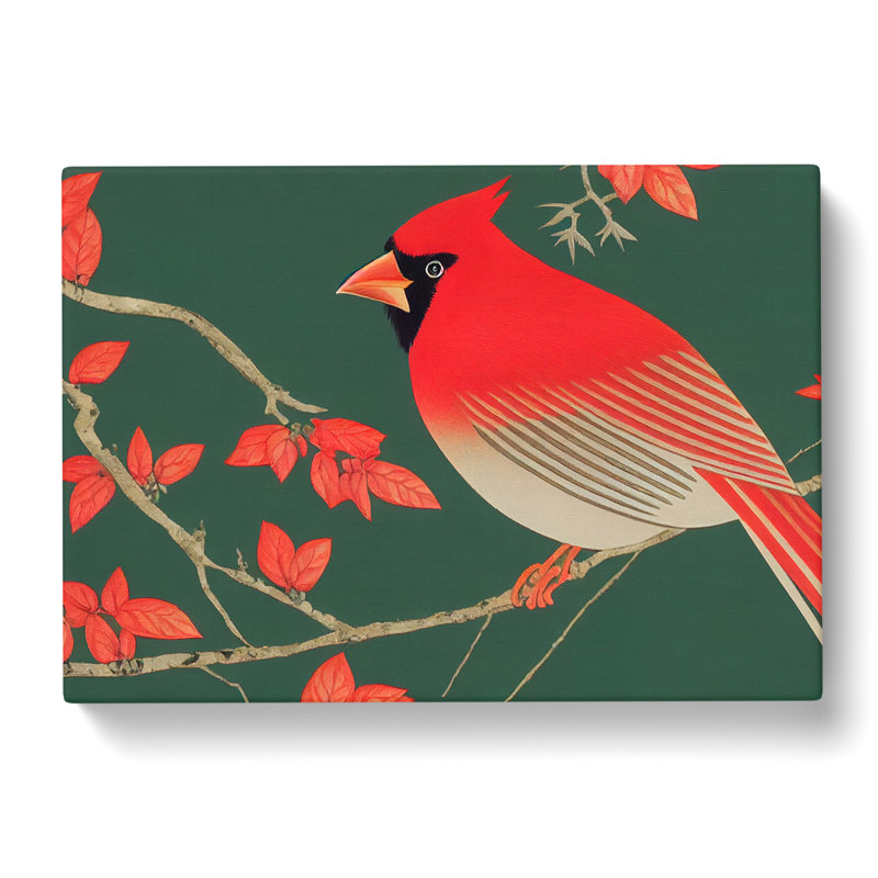 Cardinal Bird Vol.8 - Wrapped Canvas Print, 35cm H x 50cm W x 3cm D
