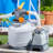 Bestway Flowclear 2200 Gallon Large Above Ground Swimming Pool Sand Filter Pump