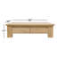 Solid Wood Cocktail Table