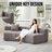 Daijha Boneless Modular Compression Sectional Sofa with Soft Upholstery-122062190