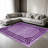 Purple Geometric Border area rugs for Living Room, Soft and Comfortable, Suitable for all seasons, easy to maintain, machine washable Indoor floor mat, Under Table Farmhouse suitable for Bedroom, Dining Room, Study, Patio, Balcony, Home Decor-706302078